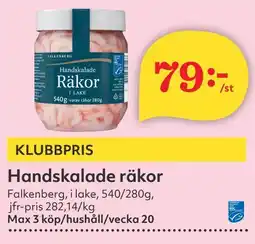 Östenssons Handskalade räkor erbjuda