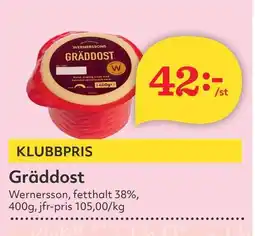 Östenssons WERNERSSON Gräddost erbjuda