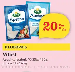 Östenssons APETINA Vitost erbjuda