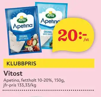 Östenssons APETINA Vitost erbjuda
