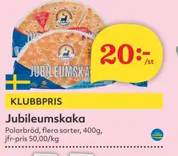 Östenssons Jubileumskaka erbjuda