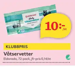 Östenssons ELDORADO Våtservetter erbjuda
