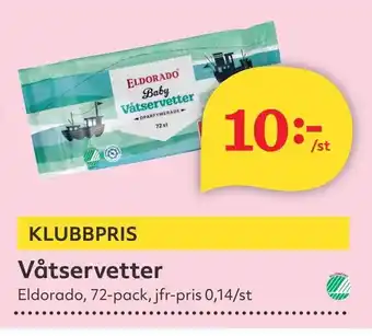 Östenssons ELDORADO Våtservetter erbjuda