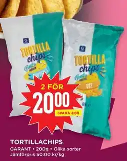 Willys Tortillachips erbjuda
