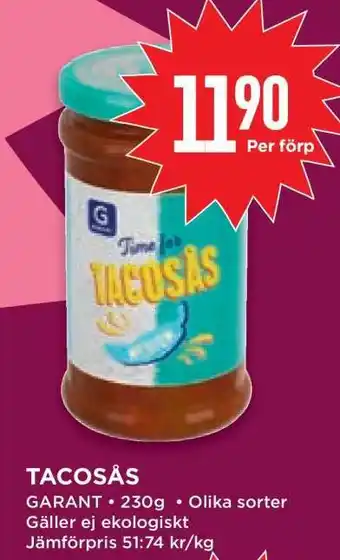 Willys Tacosås erbjuda