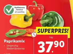 Lidl Paprikamix erbjuda