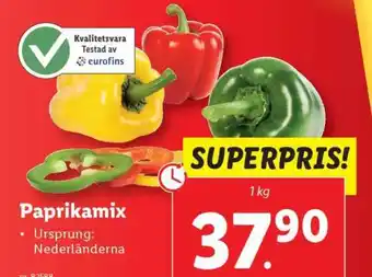 Lidl Paprikamix erbjuda