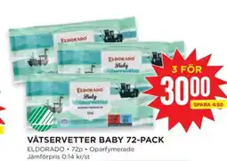 Willys Våtservetter Baby 72-Pack erbjuda
