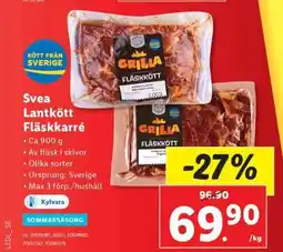 Lidl SVEA LANTKÖTT Fläskkarré erbjuda