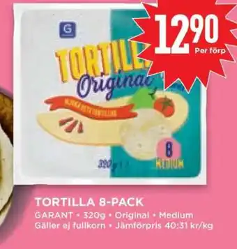 Willys TORTILLA 8-PACK erbjuda
