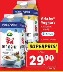Lidl Arla Ko yoghurt erbjuda
