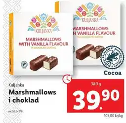 Lidl KULJANKA Marshmallows i choklad erbjuda