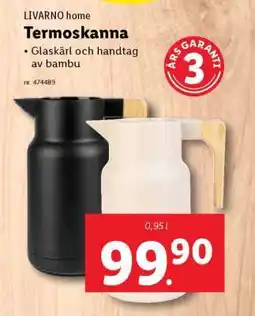 Lidl LIVARNO home Termoskanna erbjuda