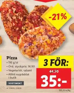 Lidl Pizza erbjuda