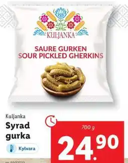 Lidl Kuljanka Syrad gurka erbjuda