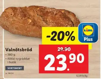 Lidl Valnötsbröd erbjuda