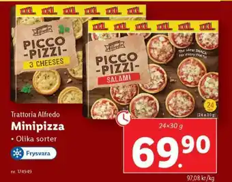 Lidl TRATTORIA ALFREDO Minipizza erbjuda