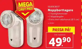 Lidl SILVERCREST Noppborttagare erbjuda