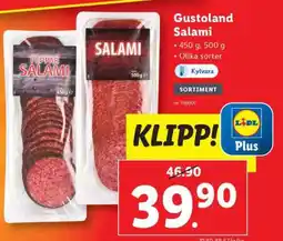 Lidl Gustoland Salami erbjuda