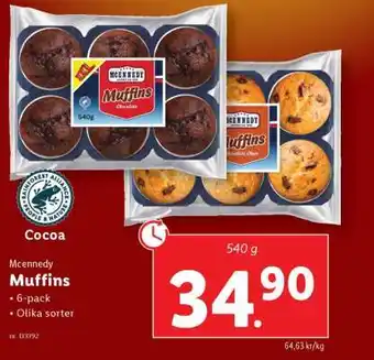 Lidl MCENNEDY Muffins erbjuda