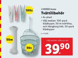 Lidl LIVARNO home Tvättillbehör erbjuda