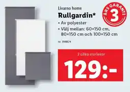 Lidl LIVARNO home Rullgardin erbjuda