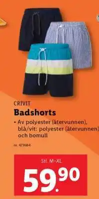 Lidl CRIVIT Badshorts erbjuda
