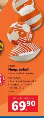 Lidl CRIVIT Neoprenboll erbjuda