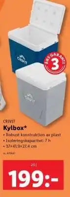 Lidl CRIVIT Kylbox erbjuda