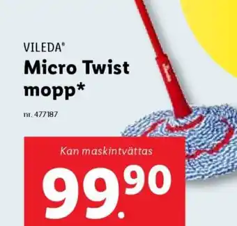 Lidl VILEDA Micro Twist mopp erbjuda