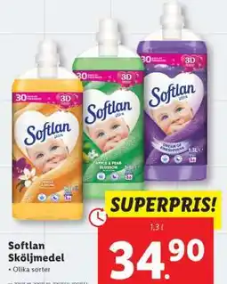 Lidl Softlan sköljmedel erbjuda