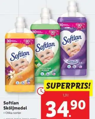 Lidl Softlan sköljmedel erbjuda