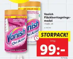 Lidl Vanish Fläckborttagningsmedel erbjuda