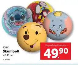 Lidl JOHN Skumboll erbjuda