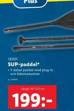 Lidl CRIVIT SUP-paddel erbjuda