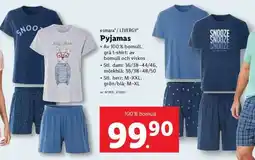 Lidl esmar/ LIVERGY Pyjamas erbjuda