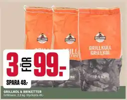 ÖoB GRILLKOL & BRIKETTER erbjuda