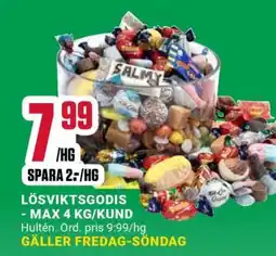 ÖoB Lösviktsgodis erbjuda