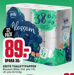 ÖoB GRITE TOALETTPAPPER erbjuda
