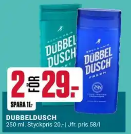 ÖoB DUBBELDUSCH erbjuda