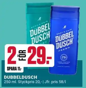 ÖoB DUBBELDUSCH erbjuda