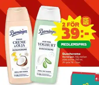 Stora Coop Duschcreme erbjuda