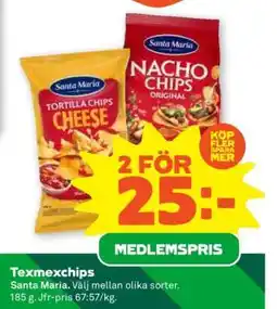 Stora Coop Texmexchips erbjuda