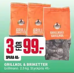 ÖoB GRILLKOL & BRIKETTER erbjuda