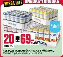 ÖoB Hel platta Ramlösa erbjuda