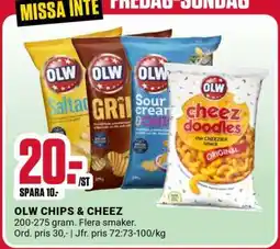 ÖoB OLW Chips & Cheez erbjuda