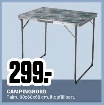 ÖoB CAMPINGBORD erbjuda