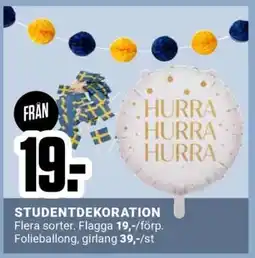 ÖoB Studentdekoration erbjuda