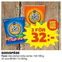 Coop GODISPÅSE erbjuda