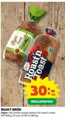 Coop MJUKT BRÖD erbjuda